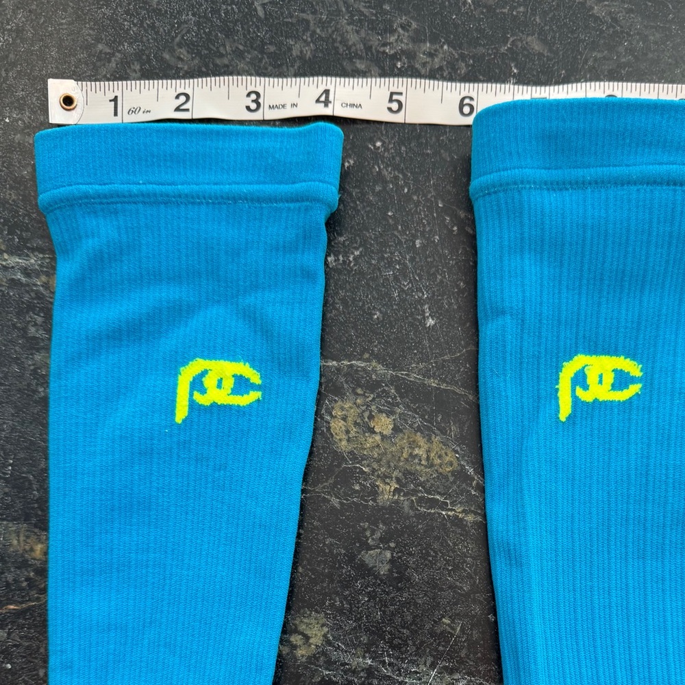 Pro Compression Compression Sleeve Socks Turquois… - image 3